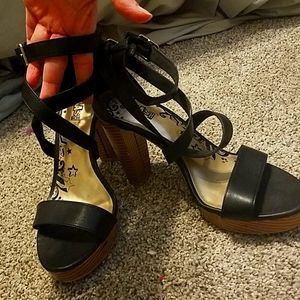 Brash Black Heels